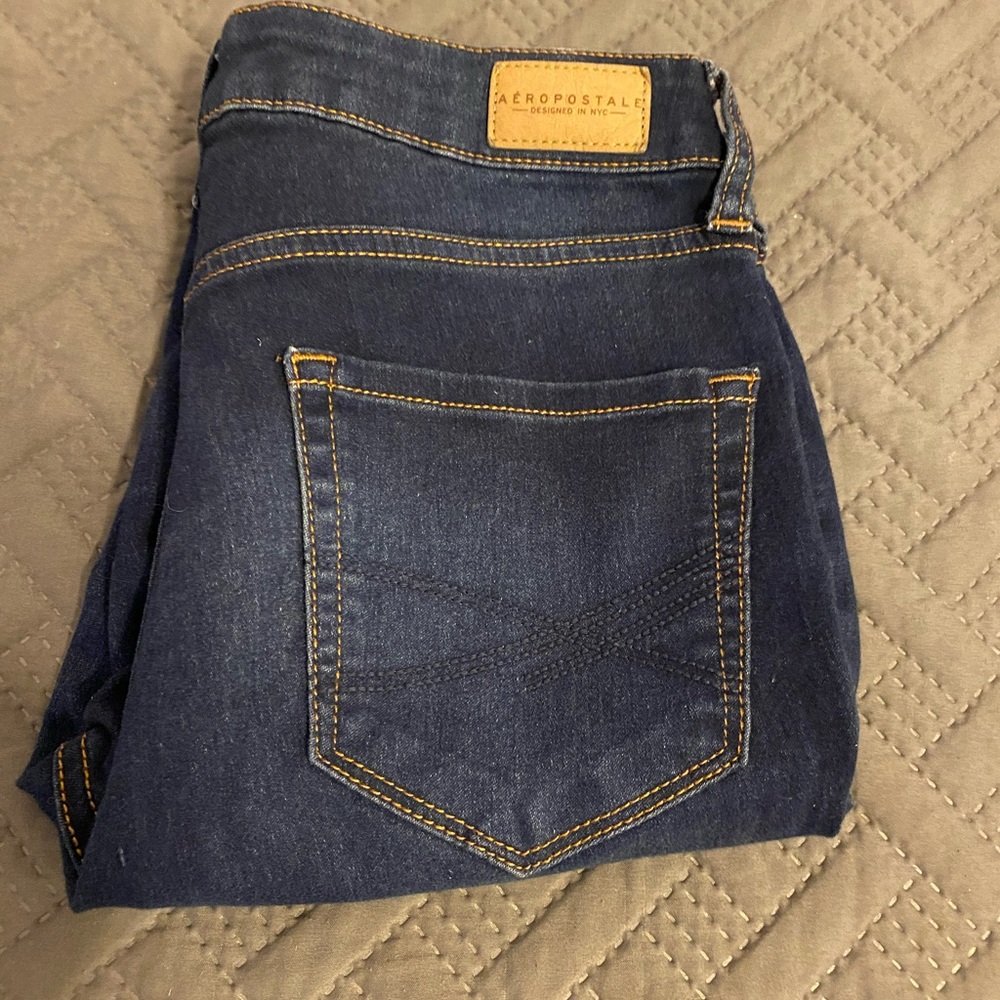 Aeropostale Dark Wash Skinny Jeans